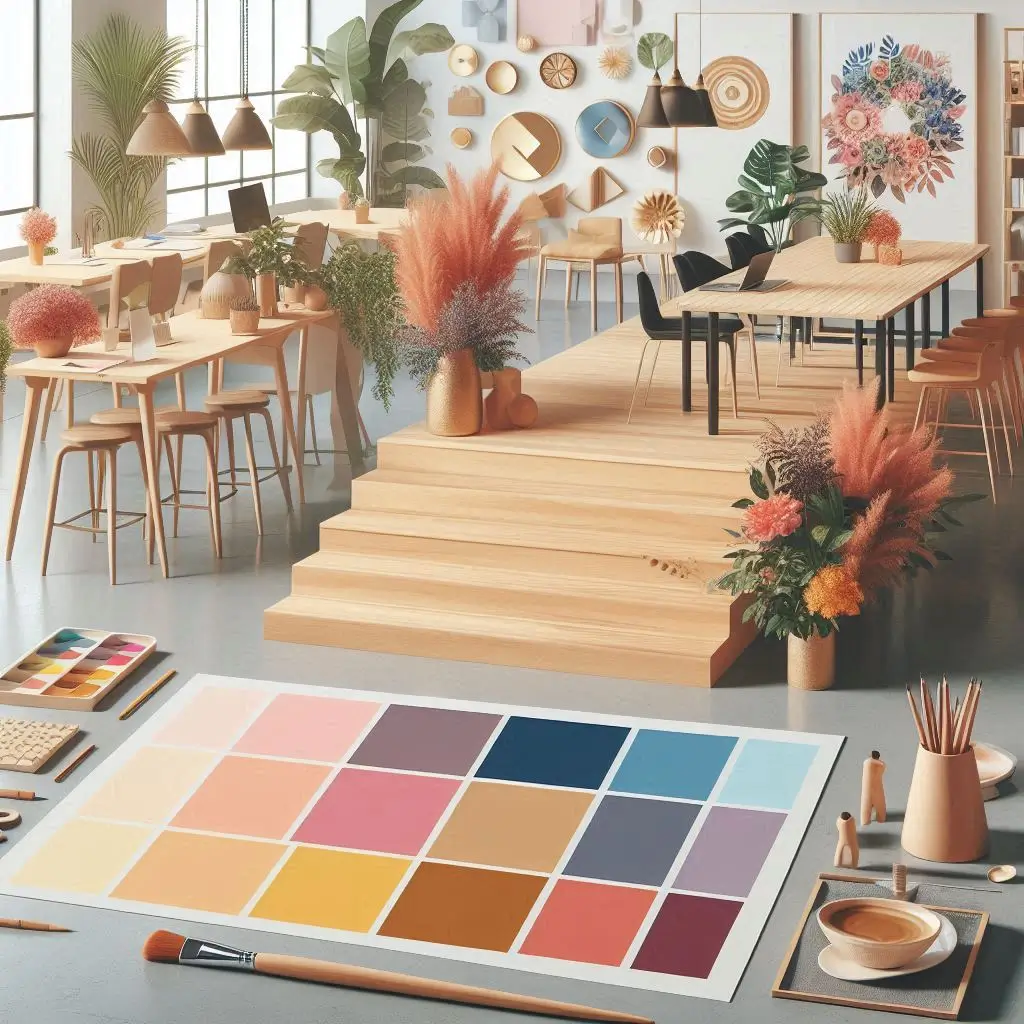 Passo a Passo: Como Criar uma Paleta de Cores Harmoniosa para Espaços de Coworking